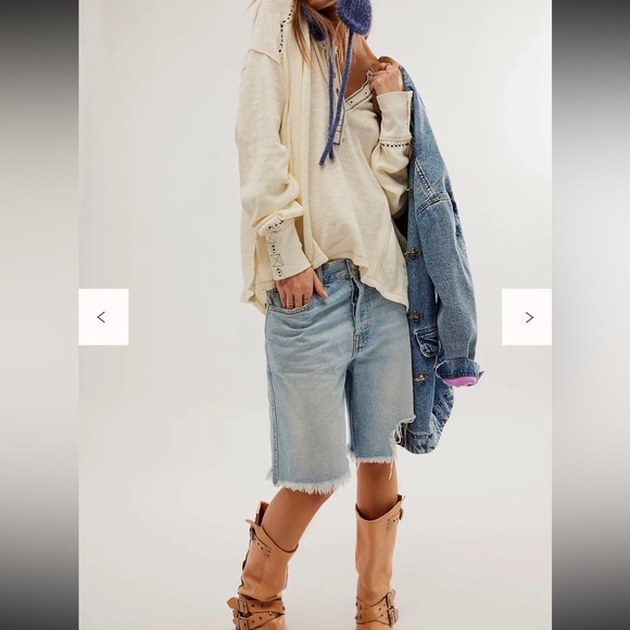 Free People Tops - NWOT Free People - We the Free Taylor Henley Small